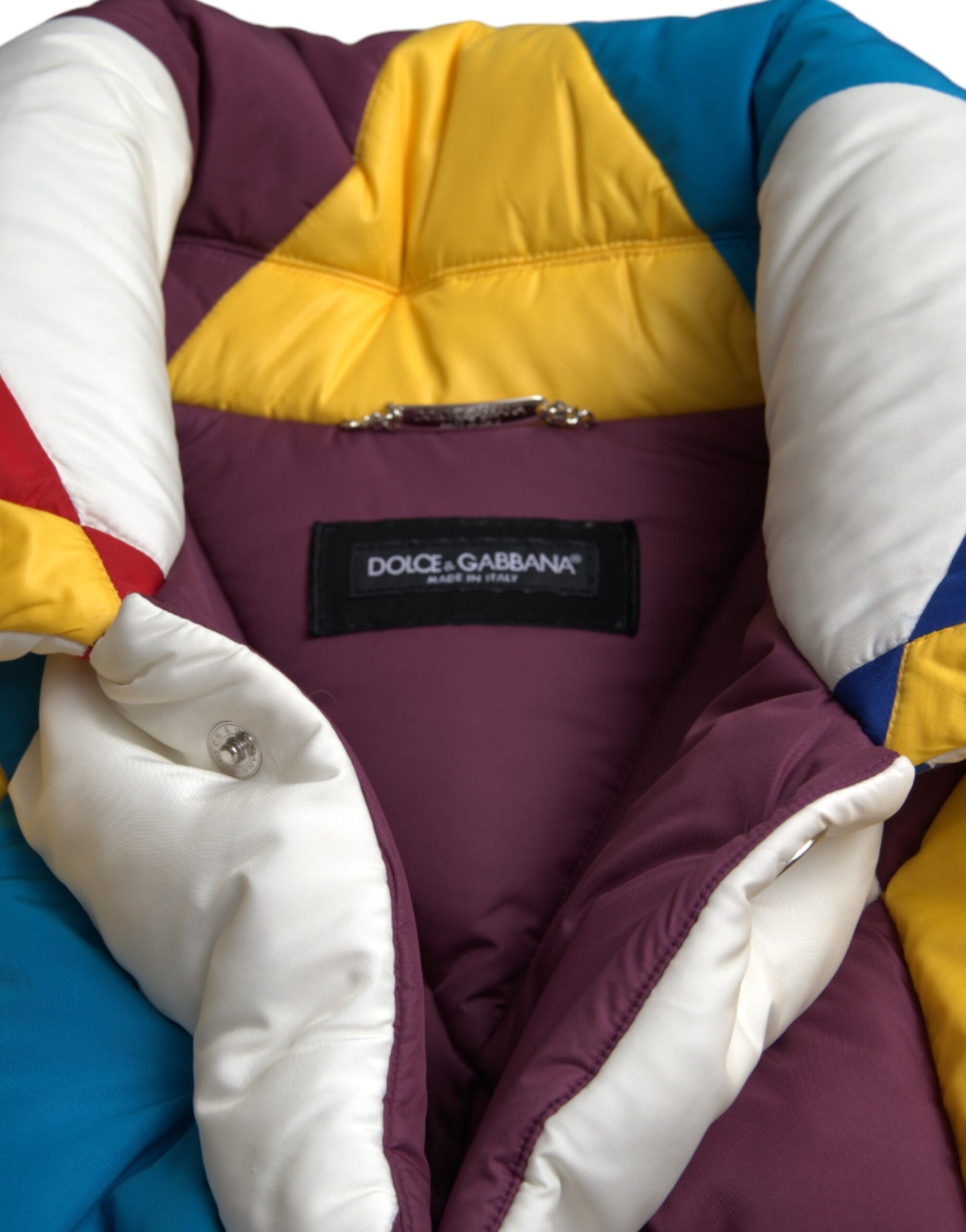 - Multicolor Windbreaker Puffer Jacket Men