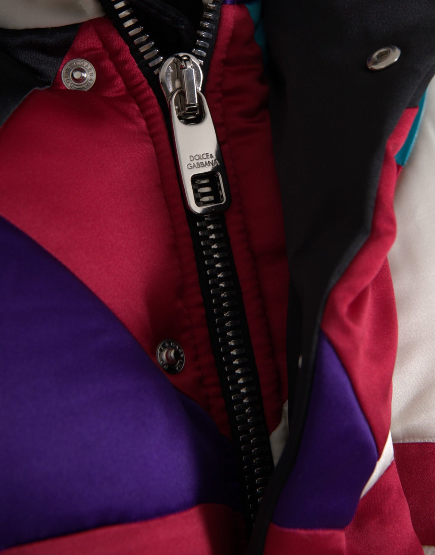 Multicolor Logo Windbreaker Puffer Jacket - The Luxe Alliance