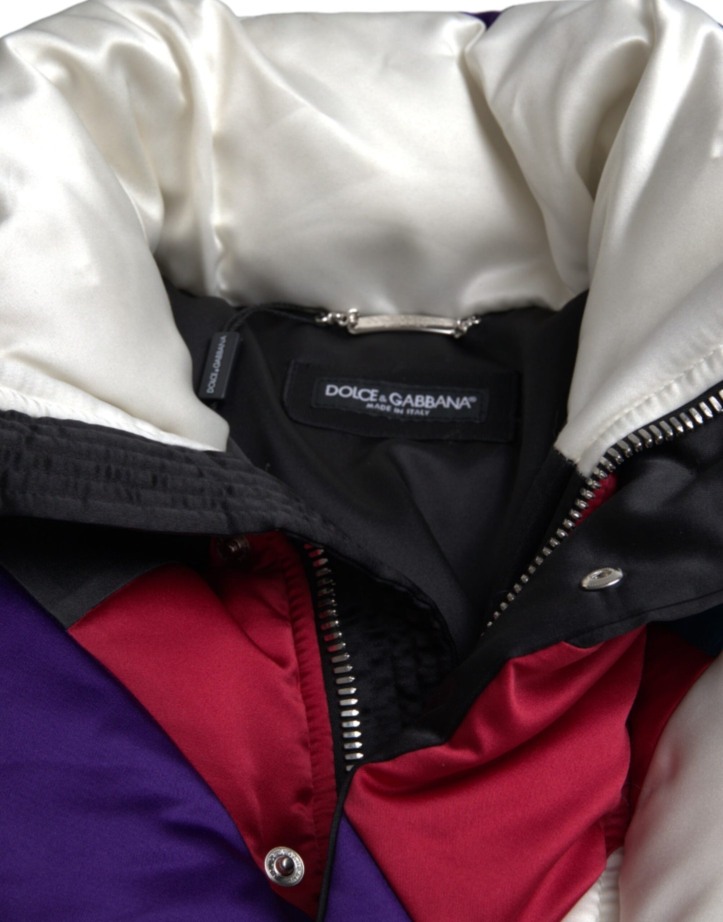Multicolor Logo Windbreaker Puffer Jacket - The Luxe Alliance