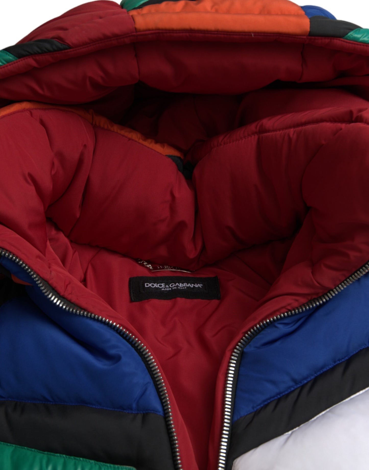 Multicolor Quilted Hooded Puffer Jacket - The Luxe Alliance