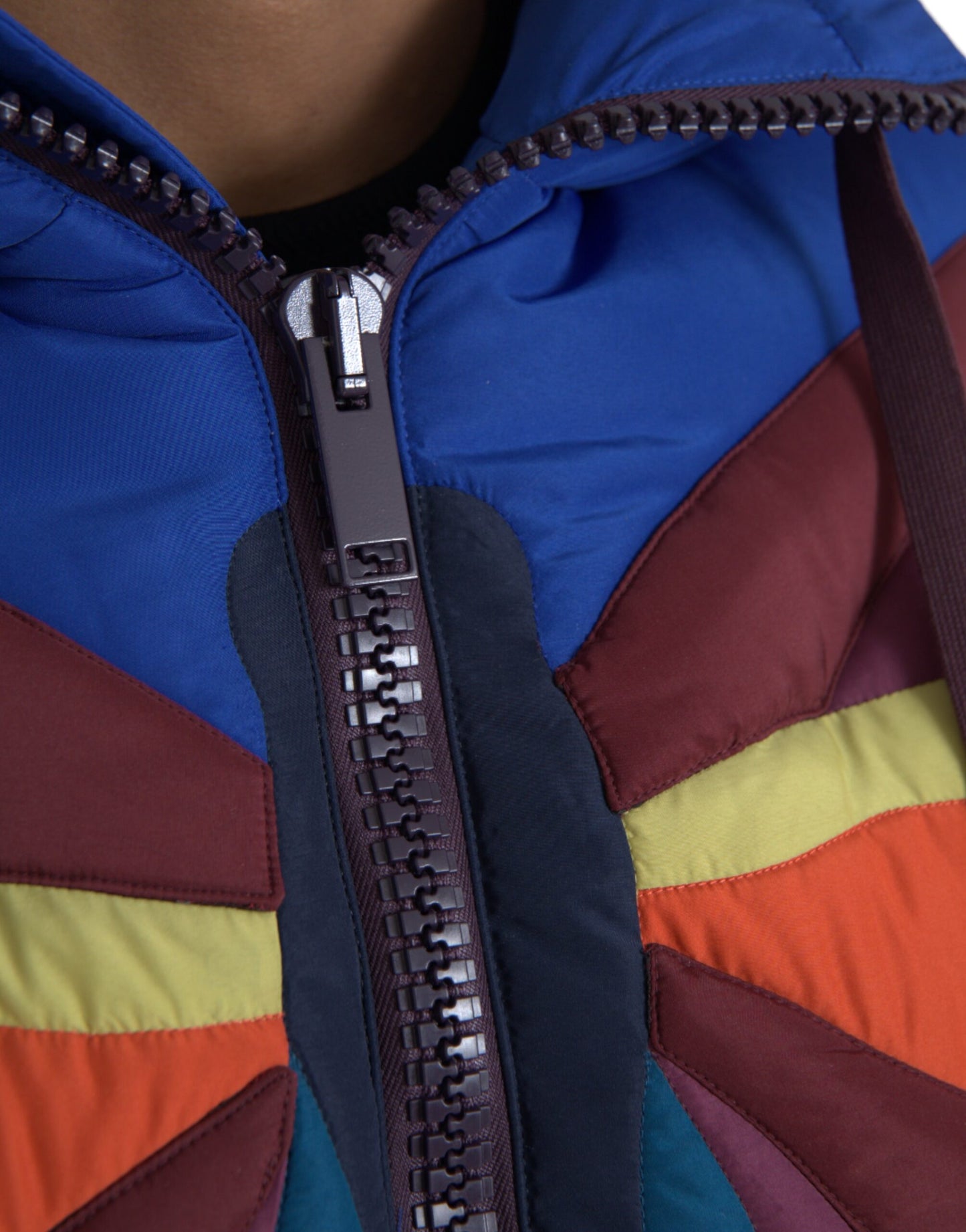 Multicolor Butterfly Hooded Puffer Jacket - The Luxe Alliance