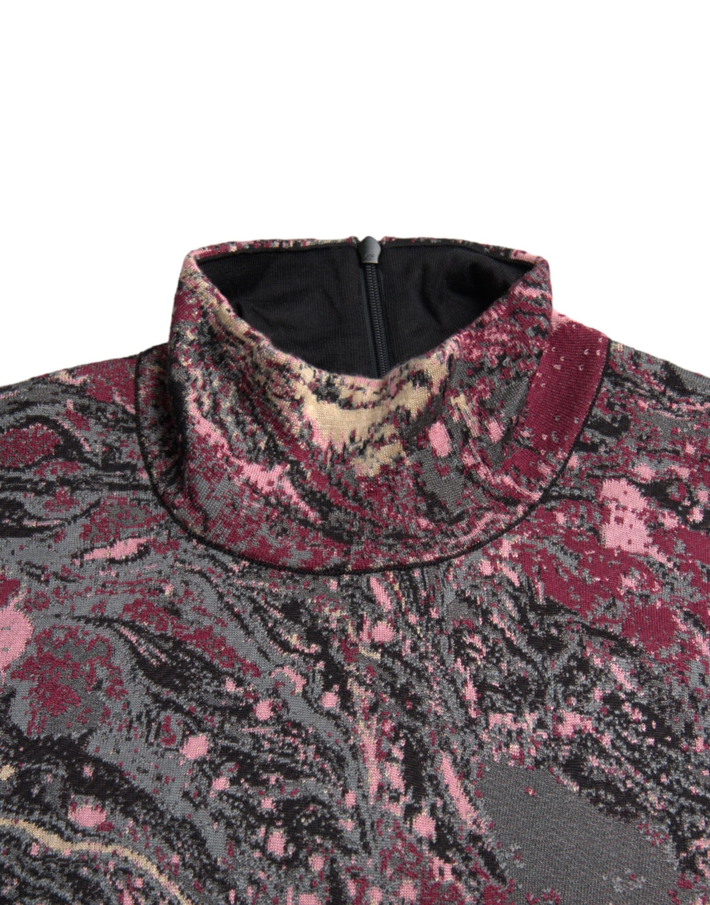 Multicolor Graphic Turtle Neck Men Sweater - The Luxe Alliance