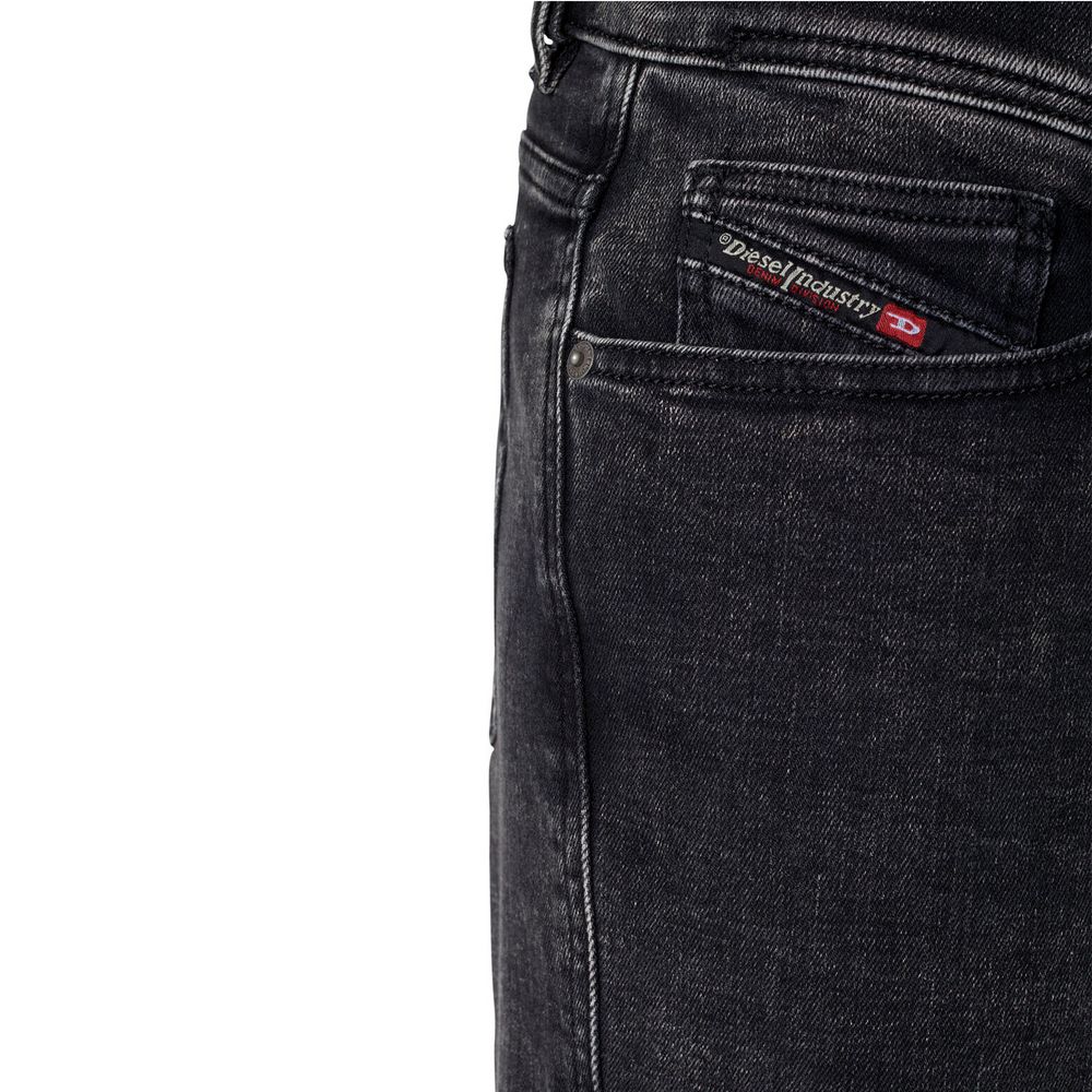 - Black Cotton Jeans & Pant