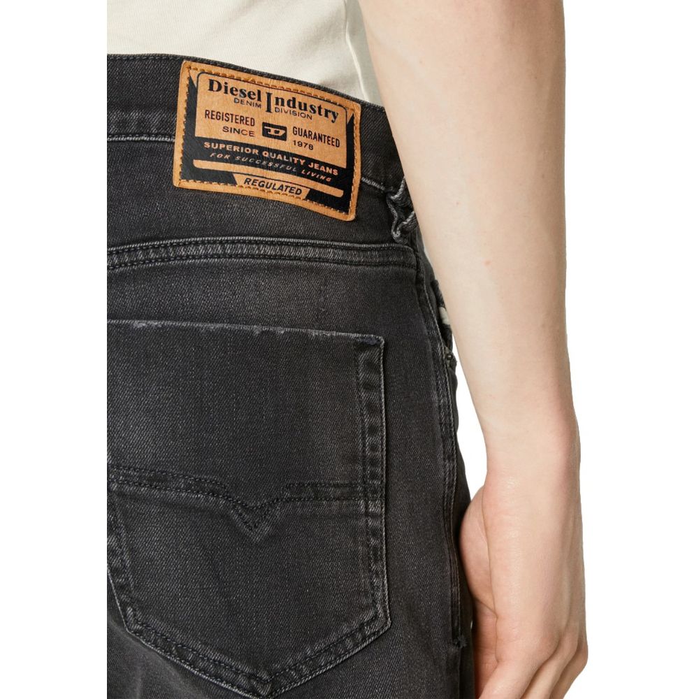 - Black Cotton Jeans & Pant