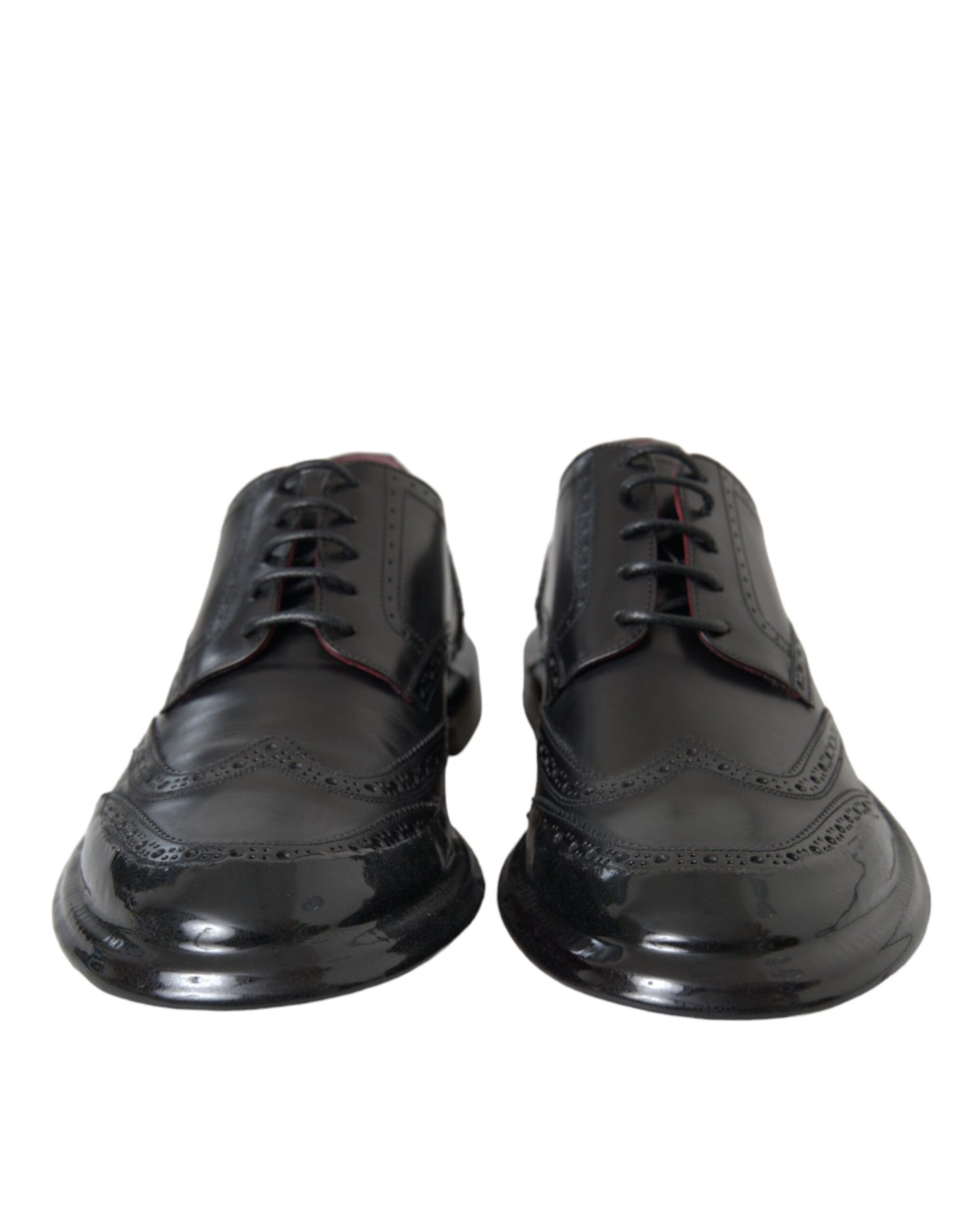 - Black Leather Oxford Wingtip Formal Men Shoes