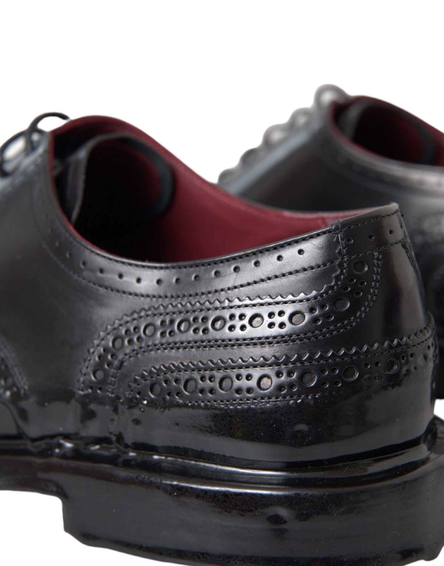 - Black Leather Oxford Wingtip Formal Men Shoes