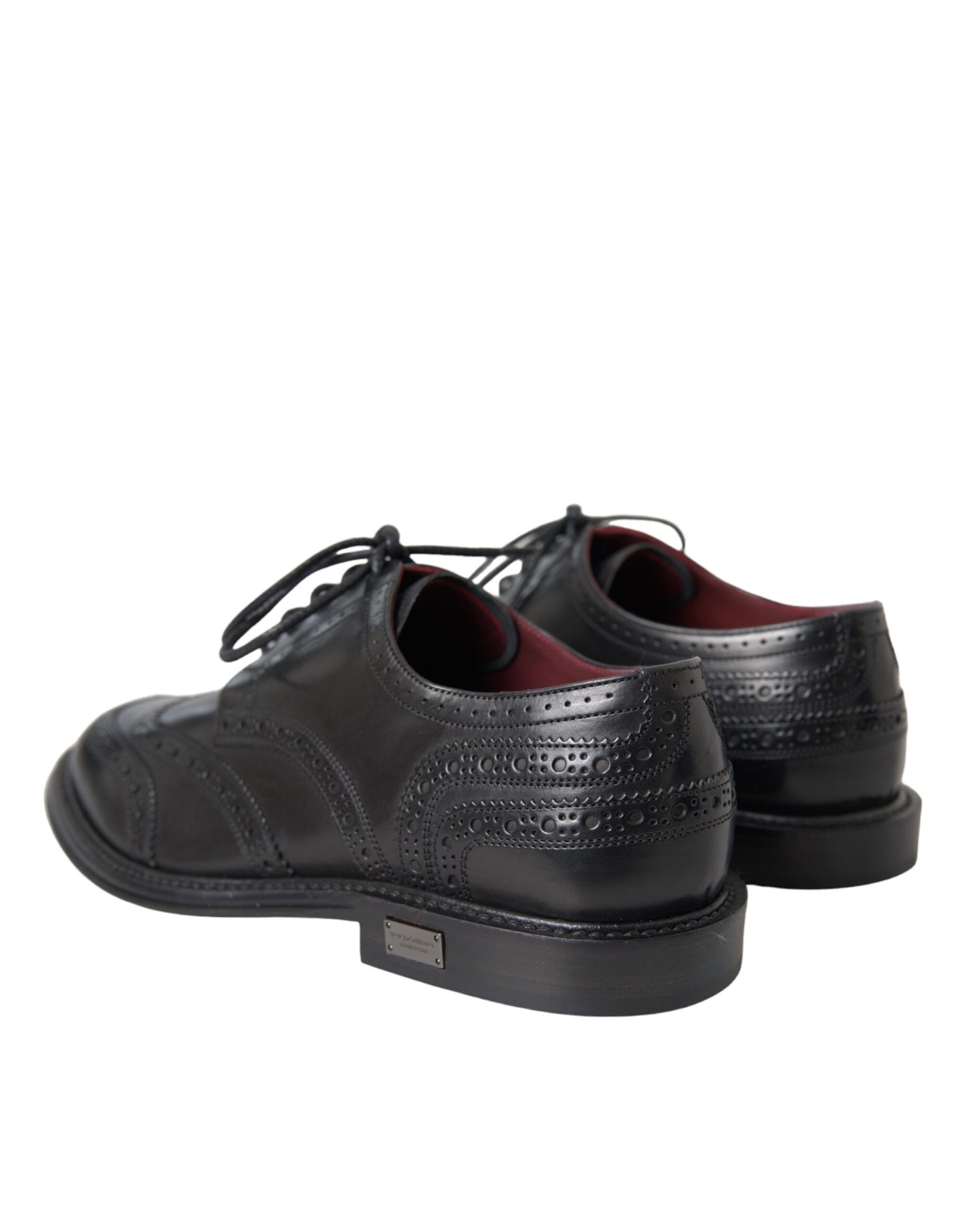 - Black Leather Oxford Wingtip Formal Men Shoes