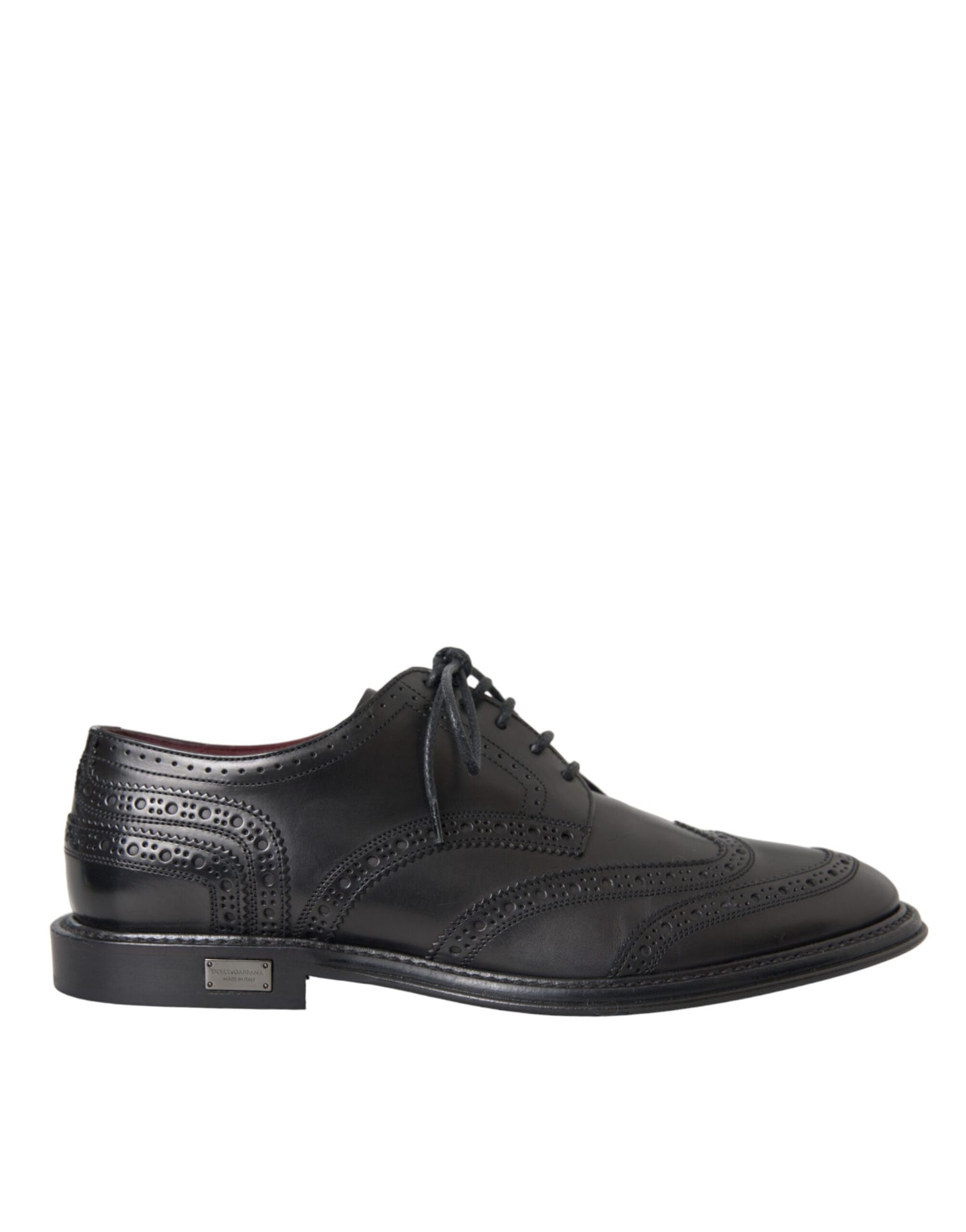 - Black Leather Oxford Wingtip Formal Men Shoes