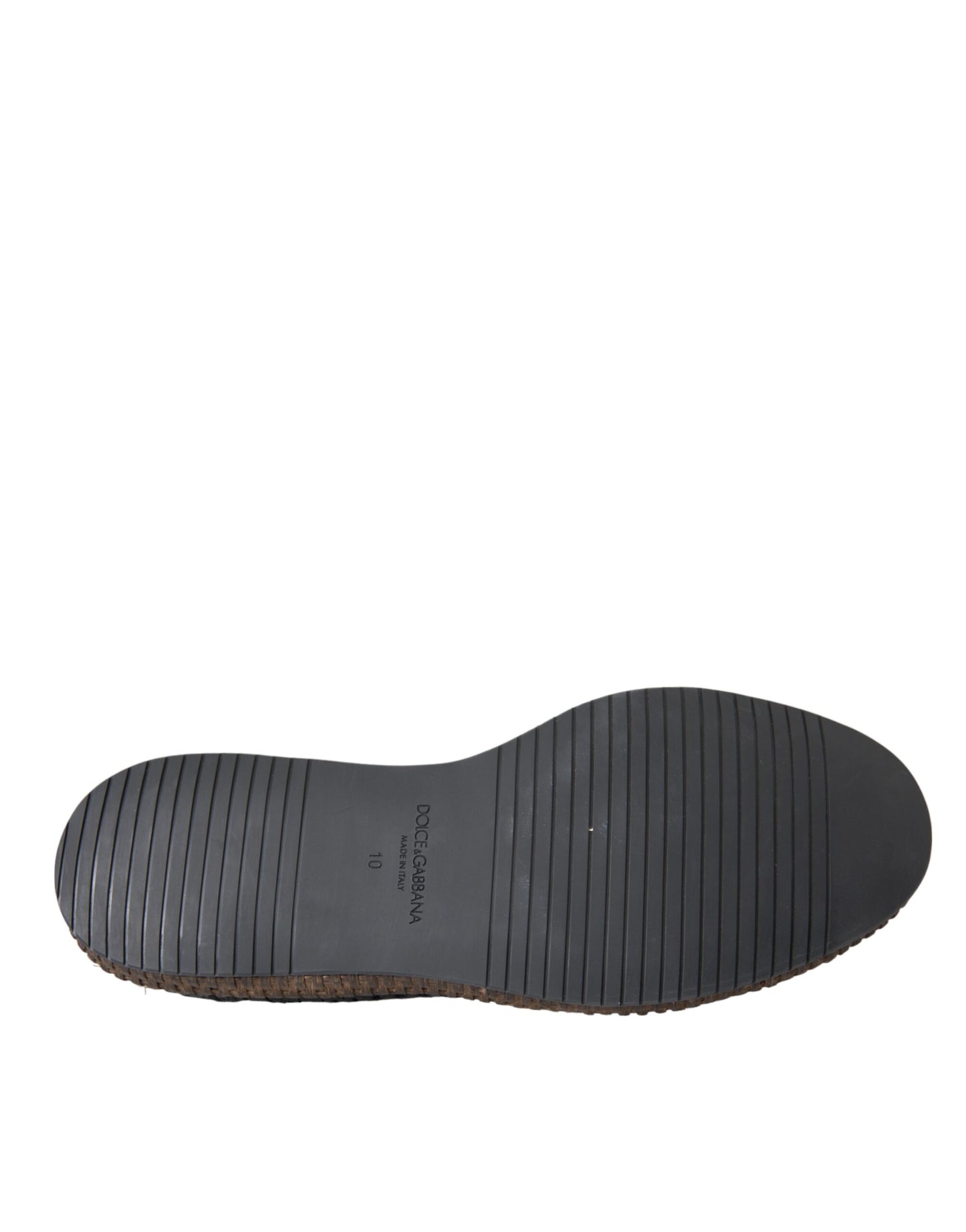 - Black Woven Goat Leather Lace Up Derby Shoes