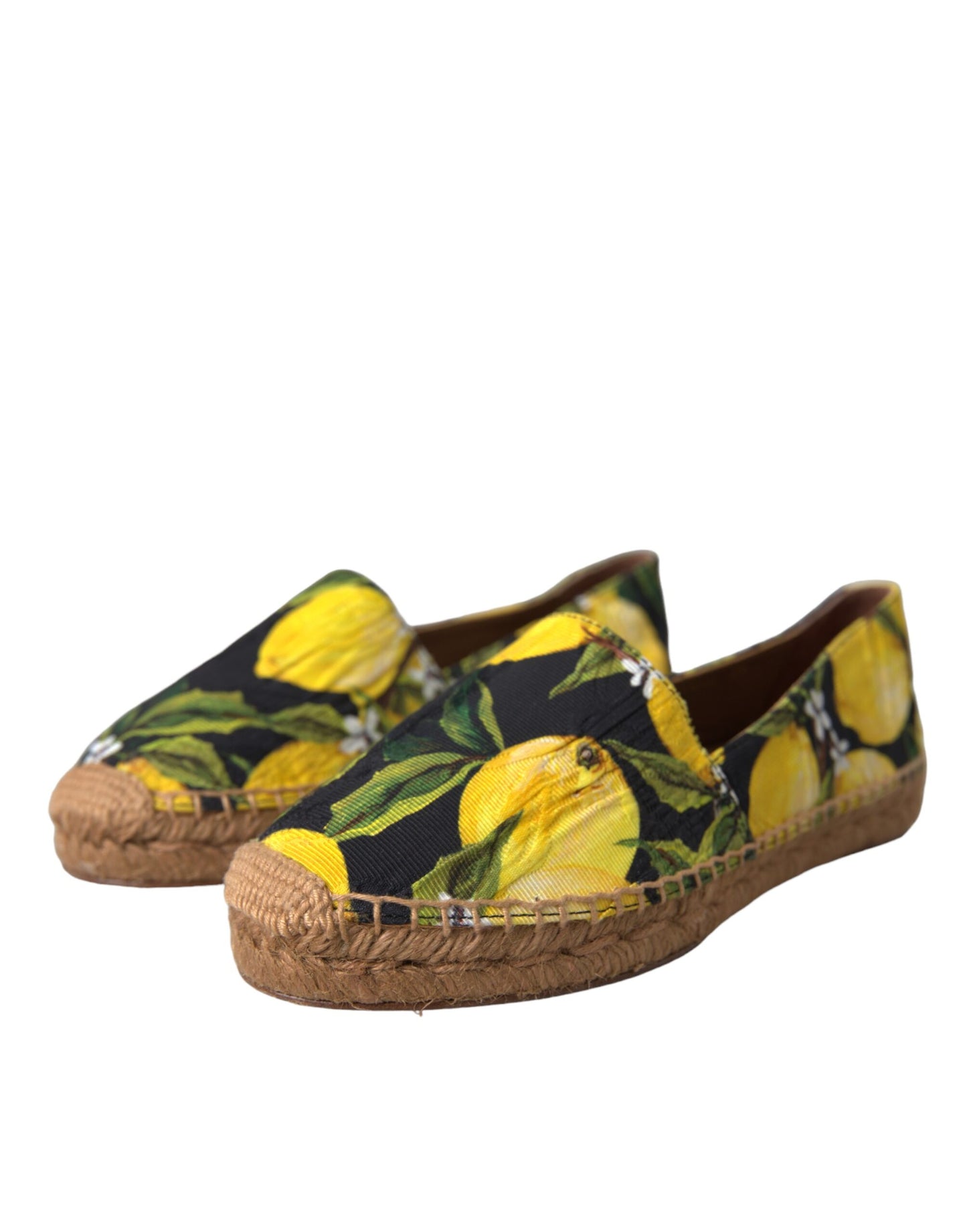 - Multicolor Lemon Slip On Espadrilles Shoes
