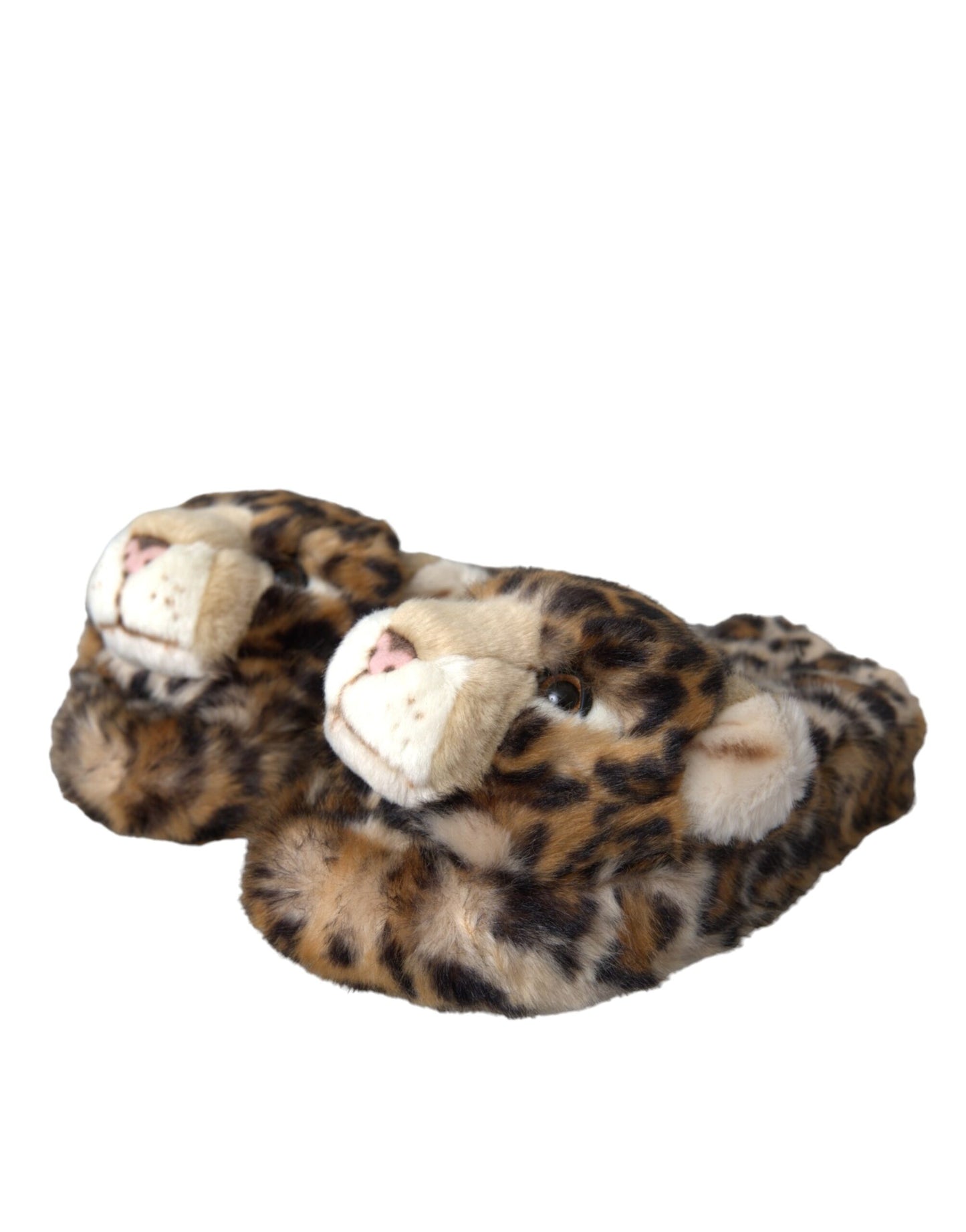 - Brown Tiger Slippers Flats Sandals Shoes