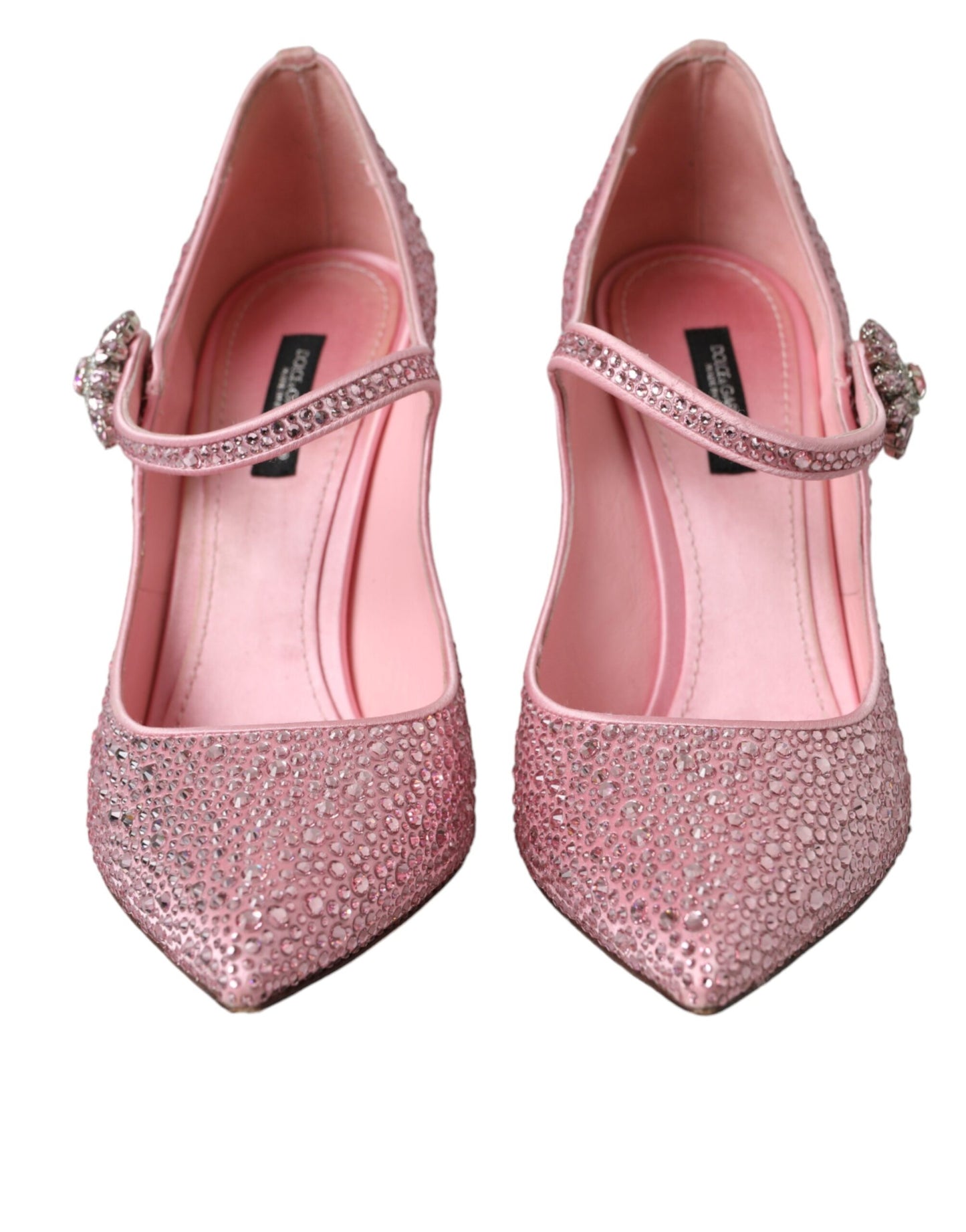 - Pink Strass Crystal Heels Pumps Shoes