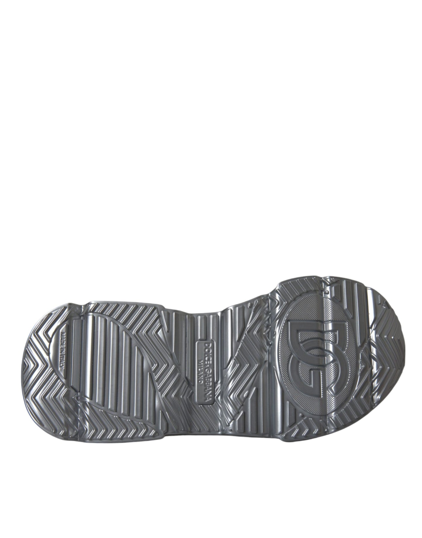 - Silver Iridescent DAYMASTER Leather Sneakers Shoes