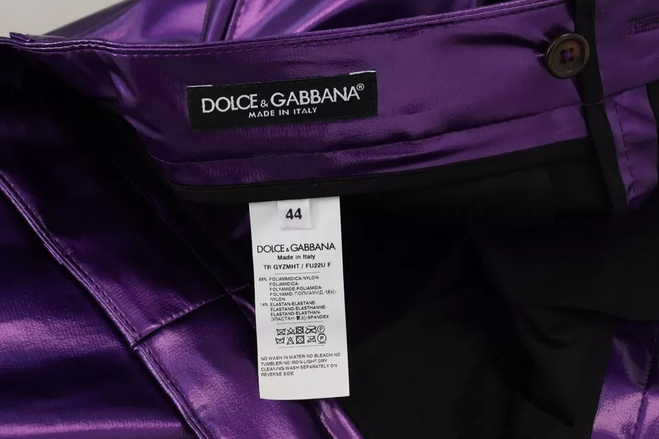 - Purple Shining Men Casual Pants