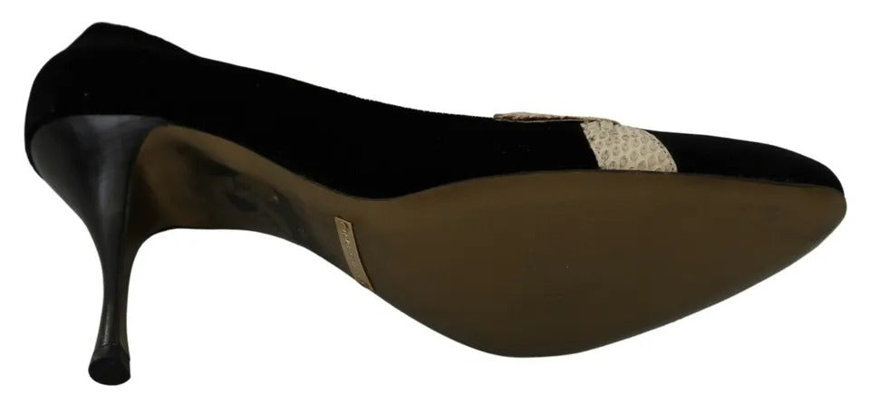 - Black Velvet Ayers High Heels Pumps Shoes