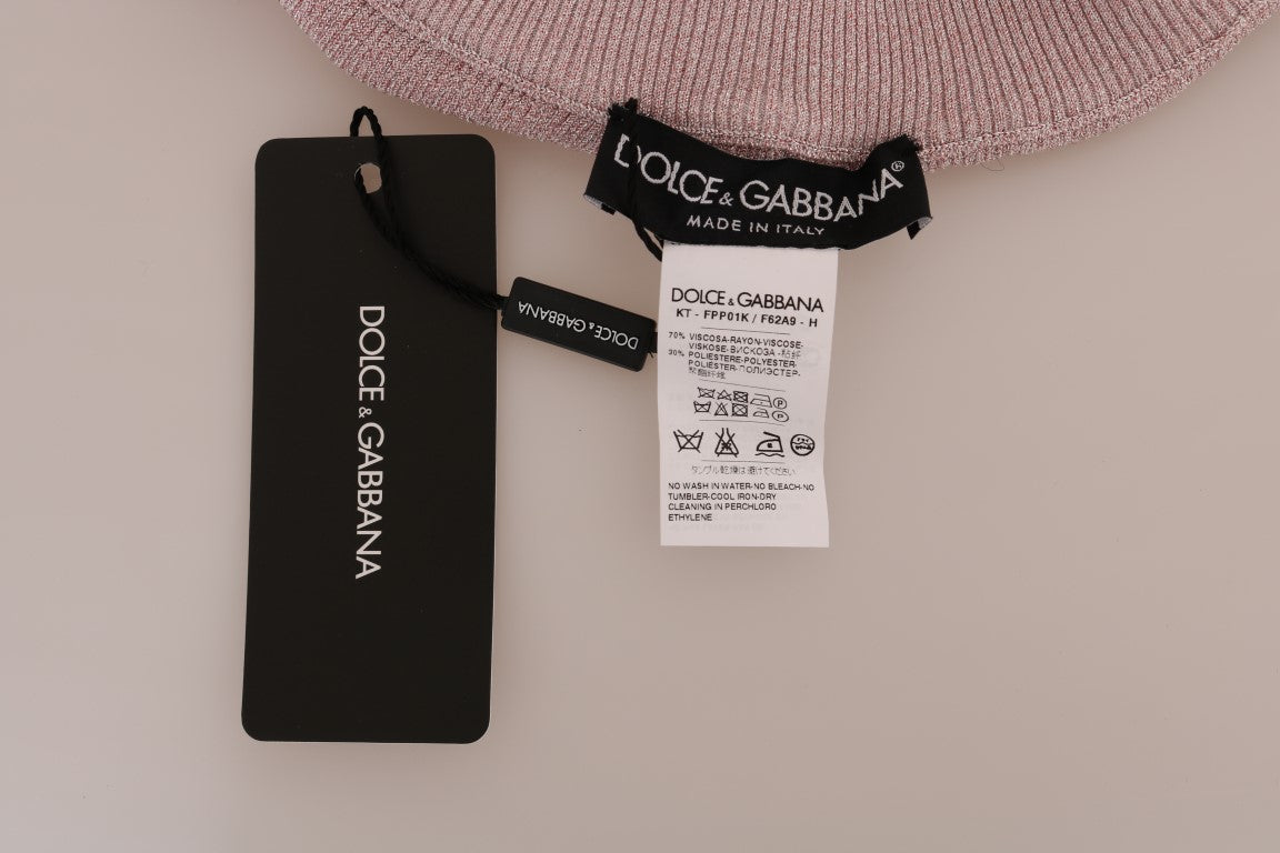 - Elegant Pink Mid-Waist Stretch Pants