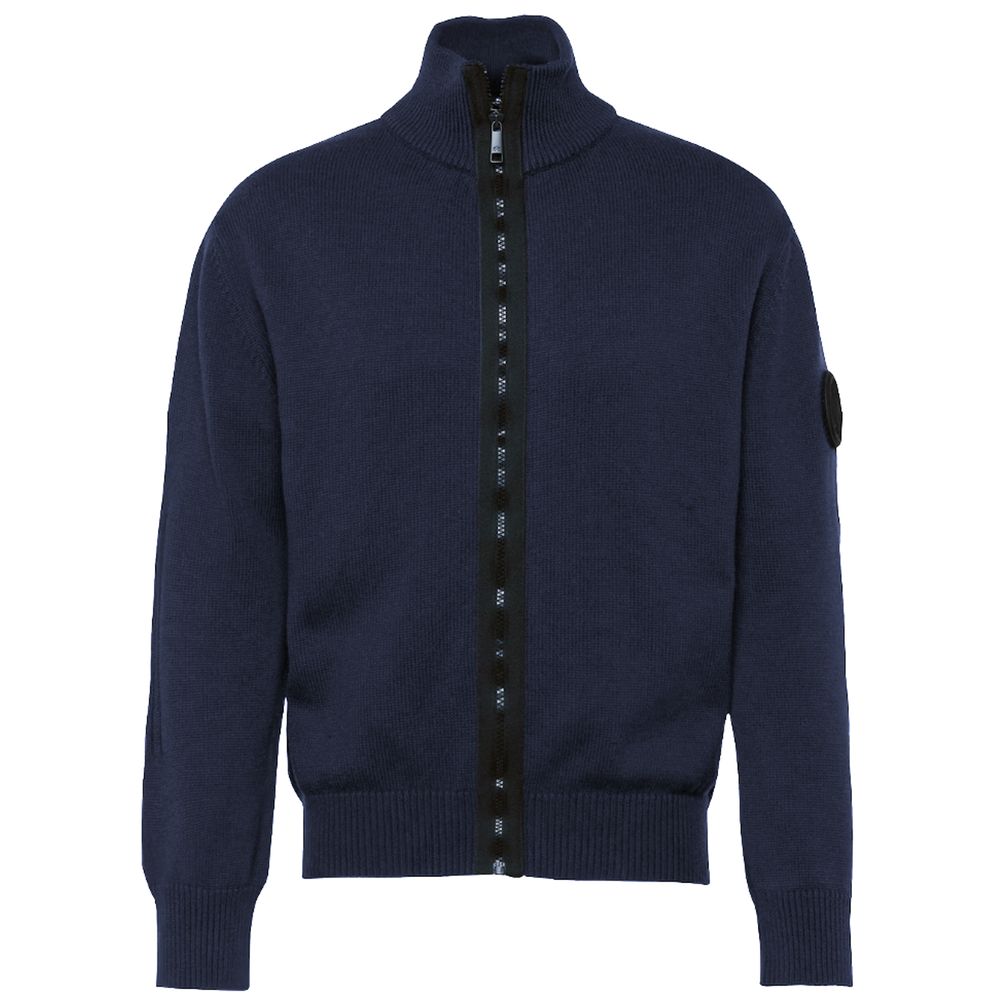 - Blue Cotton Sweater