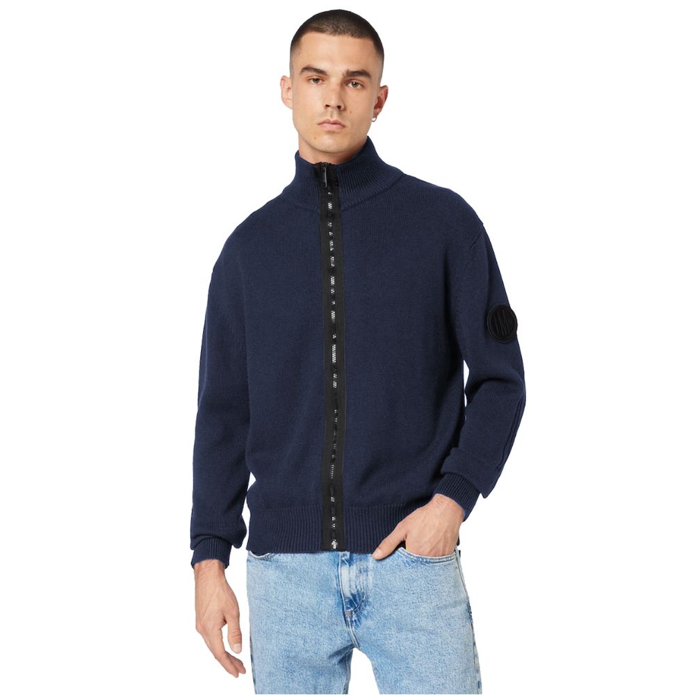 - Blue Cotton Sweater