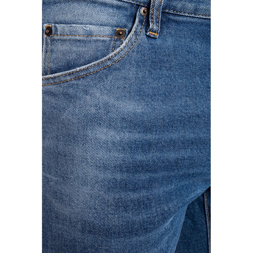 - Blue Cotton Men's Distressed Jean