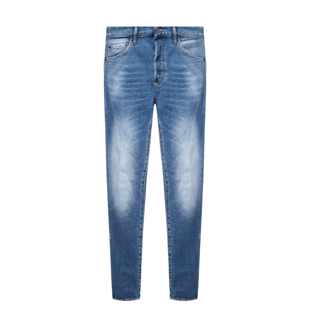 - Blue Cotton Men's Distressed Jean