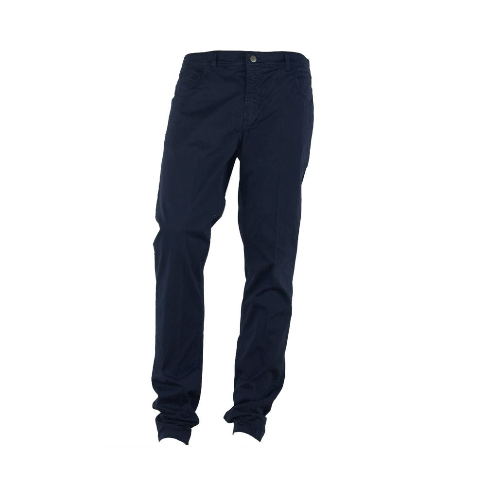- Sophisticated Summer Cotton-Blend Trousers