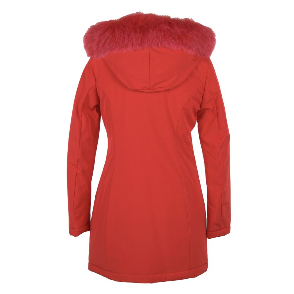 RefrigiWear Women’s Soft-Shell Parka – Pink – Polyester Blend