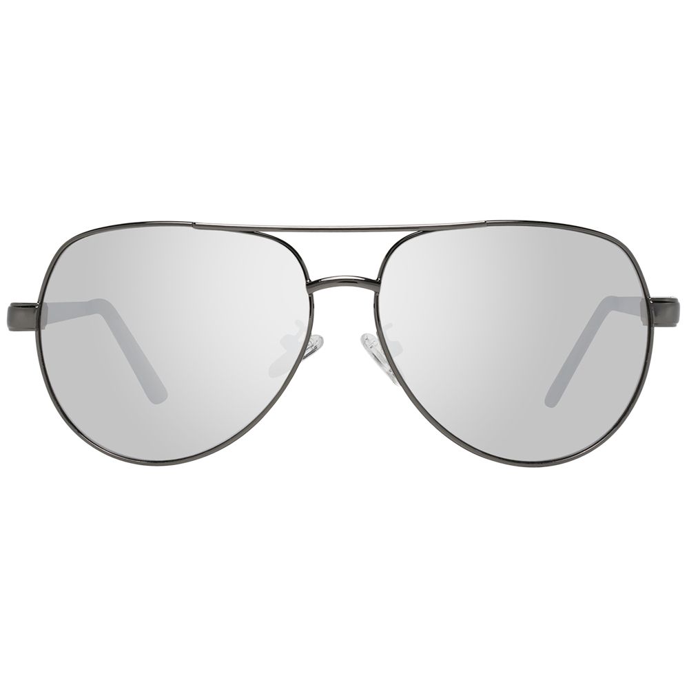 GUESS Gray Men Sunglasses: Aviator Style in Gunmetal