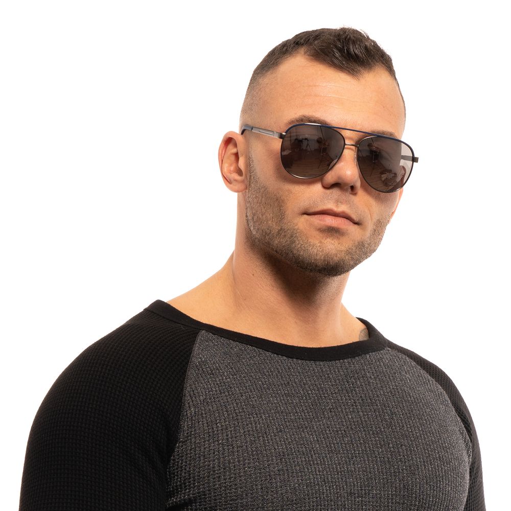 GUESS Gray Men Sunglasses in Gunmetal