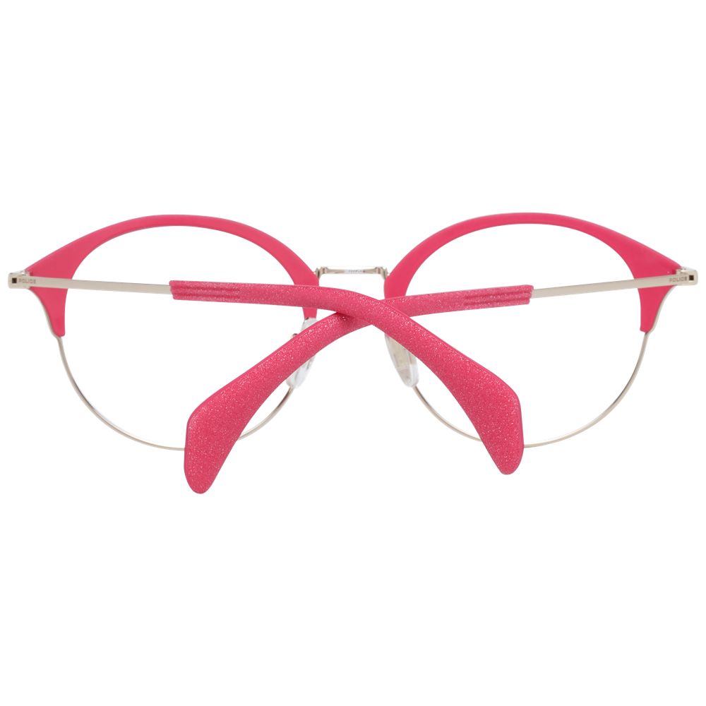 Police Multicolor Women's Optical Frames – Square Full-Rim Design, 50mm
