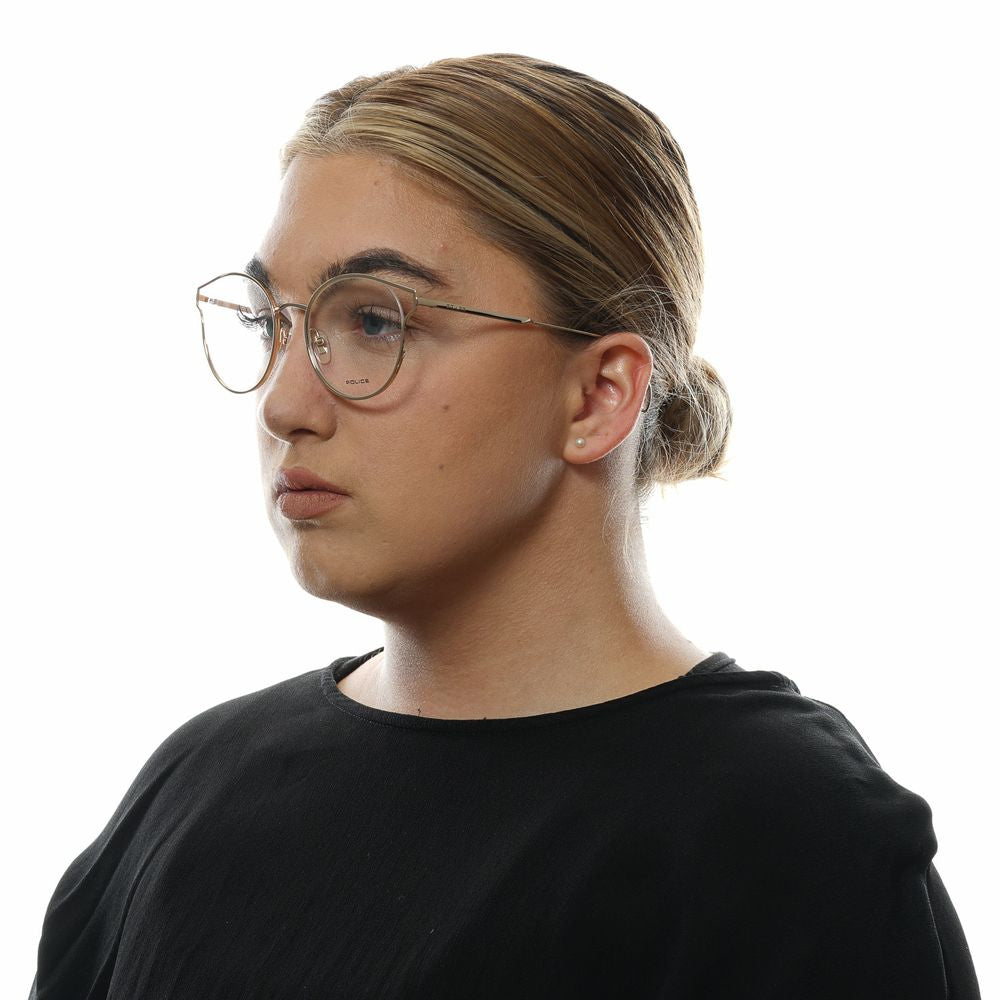 Police Rose Gold Women’s Optical Frames – Butterfly Design