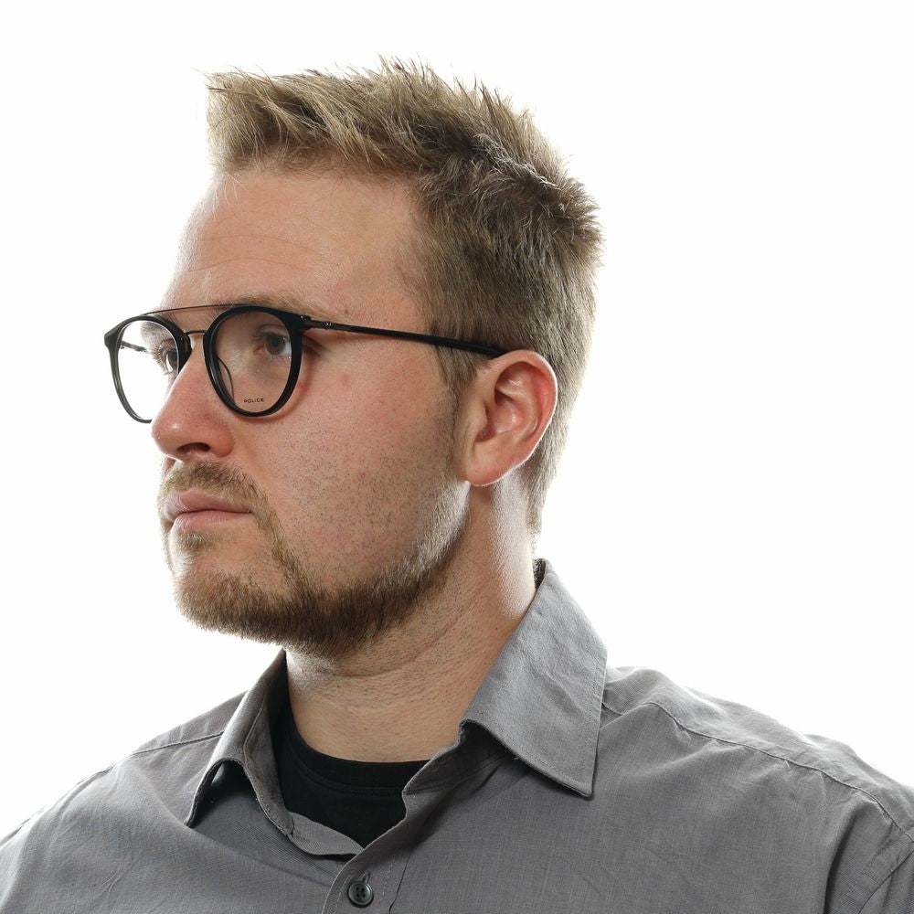 Police Black Men’s Optical Frames – Classic Aviator Style