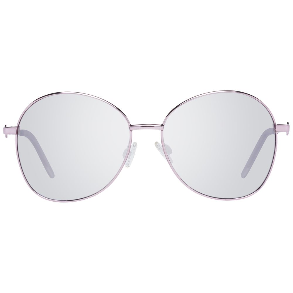 Missoni Rose Gold Aviator Women Sunglasses with Purple Lenses