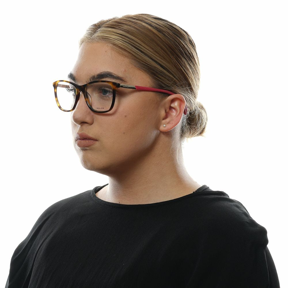 Police Women’s Optical Glasses – Brown Tortoiseshell Frame, 51mm
