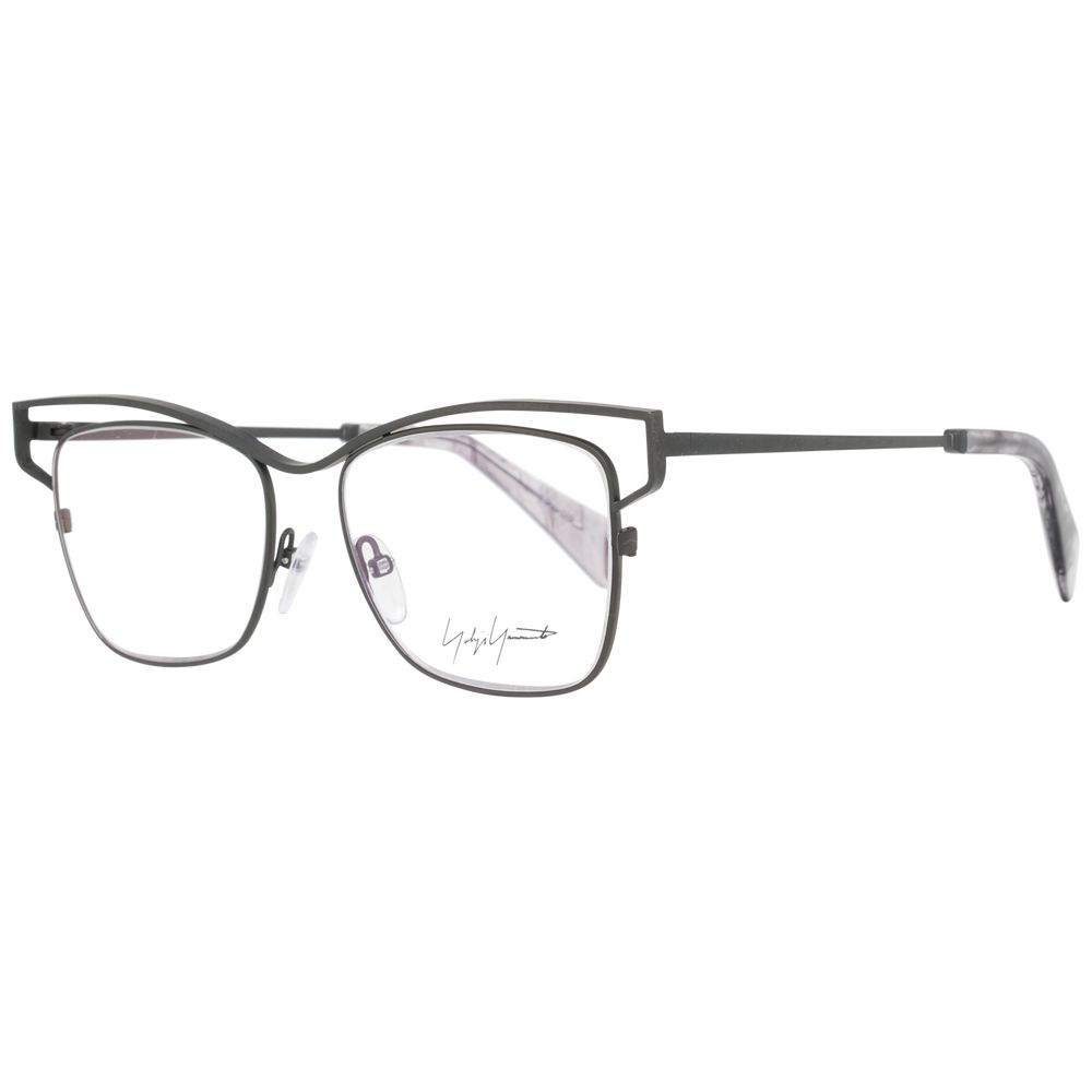 Yohji Yamamoto Women’s Optical Frames – Gray Gunmetal Square