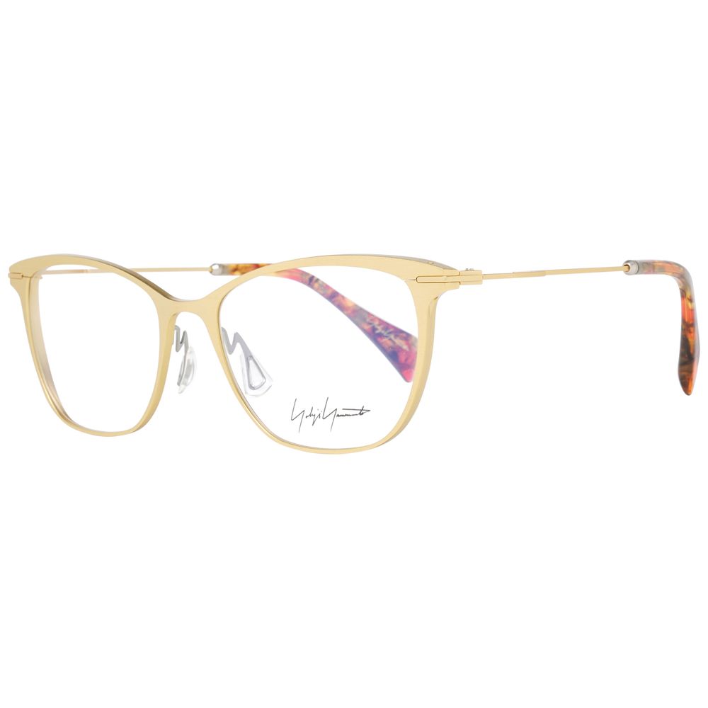 Yohji Yamamoto Women's Optical Frames – Gold Full-Rim, 53mm