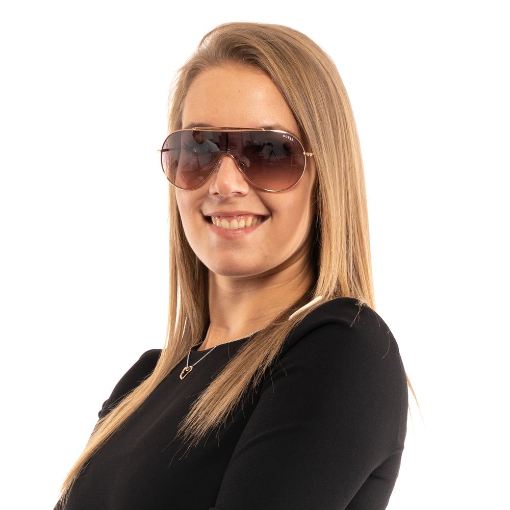 GUESS Rose Gold Women Sunglasses - Chic Style & UV Protection