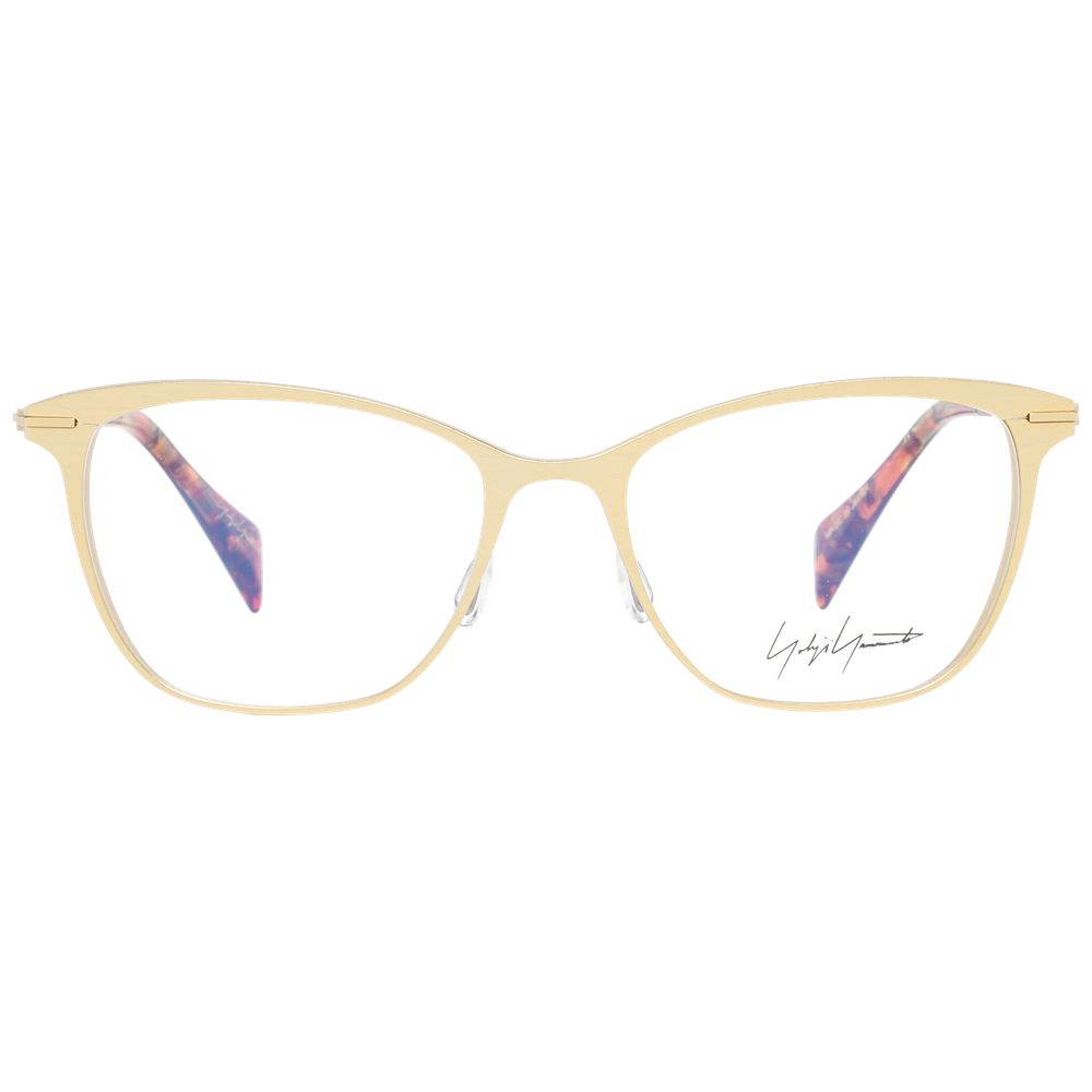 Yohji Yamamoto Women's Optical Frames – Gold Full-Rim, 53mm
