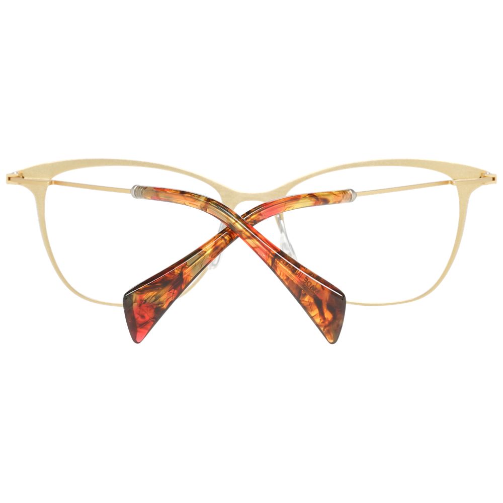Yohji Yamamoto Women's Optical Frames – Gold Full-Rim, 53mm