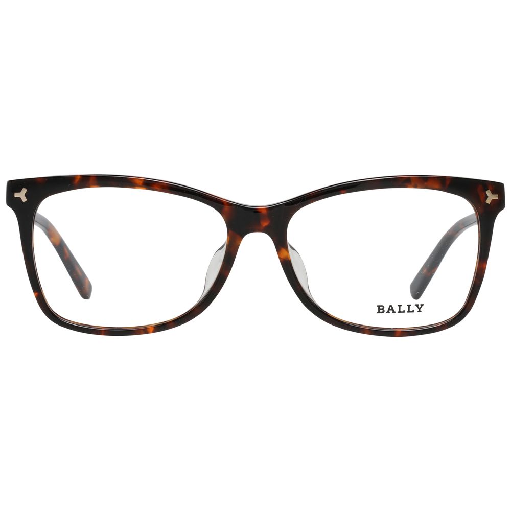 Bally Brown Women’s Optical Frames – Square Full-Rim Design