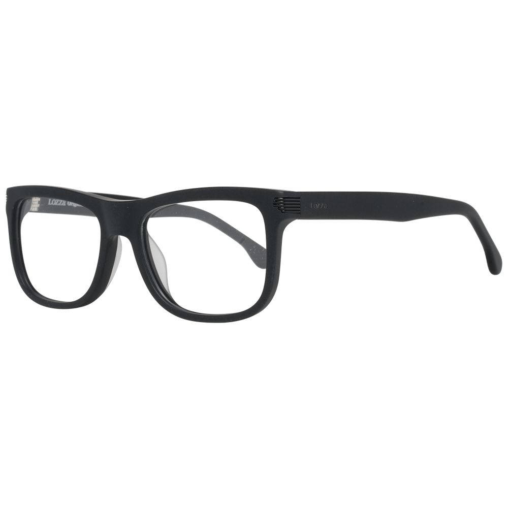 Lozza Black Men’s Optical Frames – Square Full-Rim, 51mm