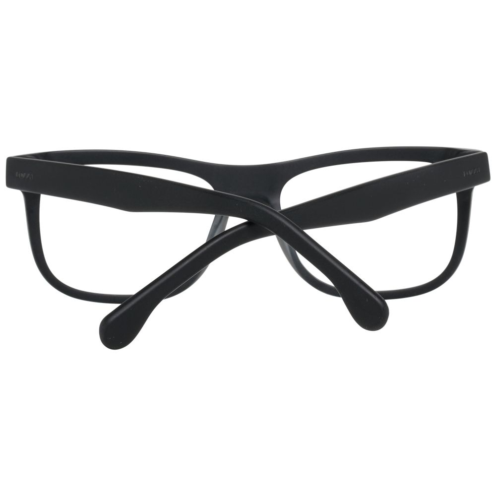 Lozza Black Men’s Optical Frames – Square Full-Rim, 51mm