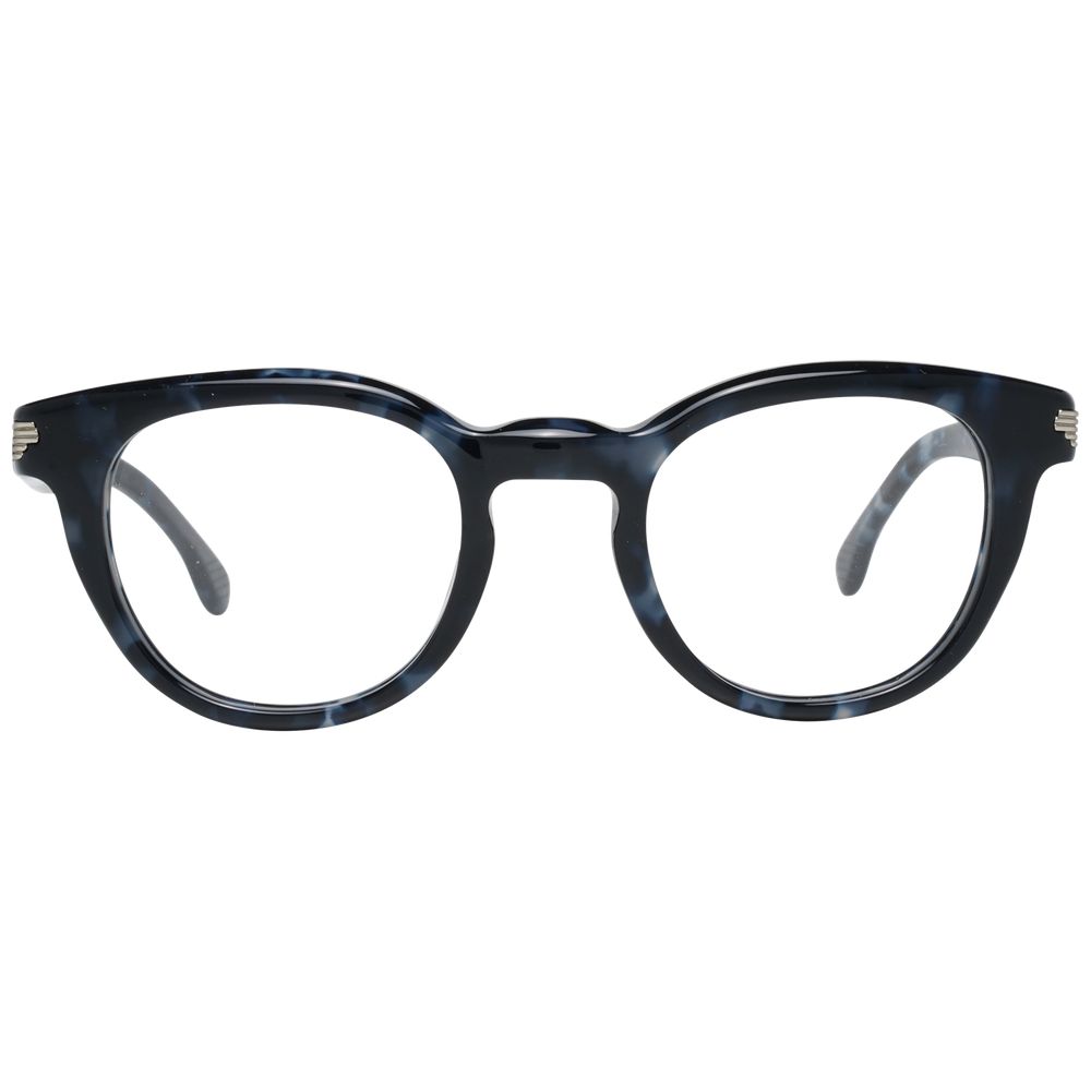 Lozza Black Unisex Optical Frames – Square Full-Rim Design