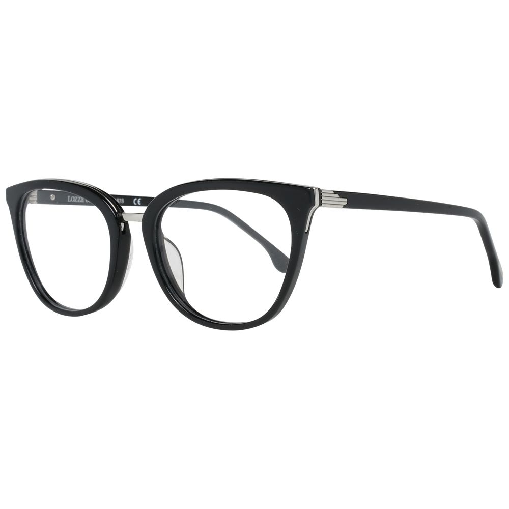 Lozza Unisex Optical Frames – Black Square Full-Rim, 52mm