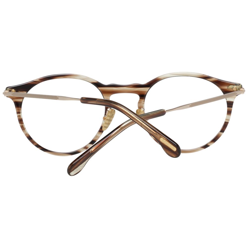 Lozza Brown Unisex Optical Frames – Square Full-Rim Design