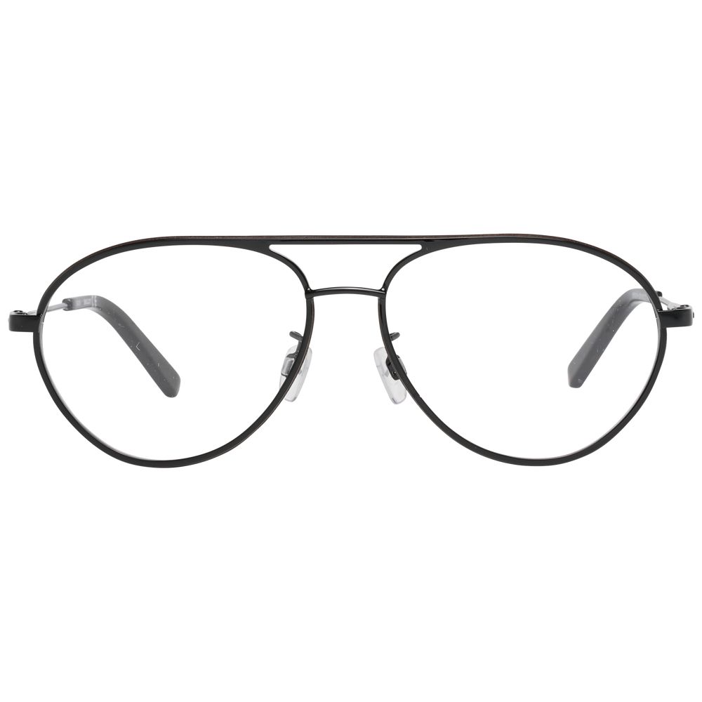 Bally Black Men’s Optical Frames – Aviator Style, 57mm