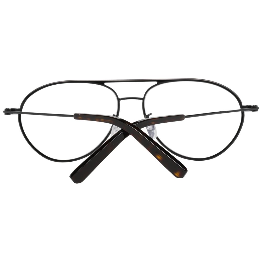 Bally Black Men’s Optical Frames – Aviator Style, 57mm