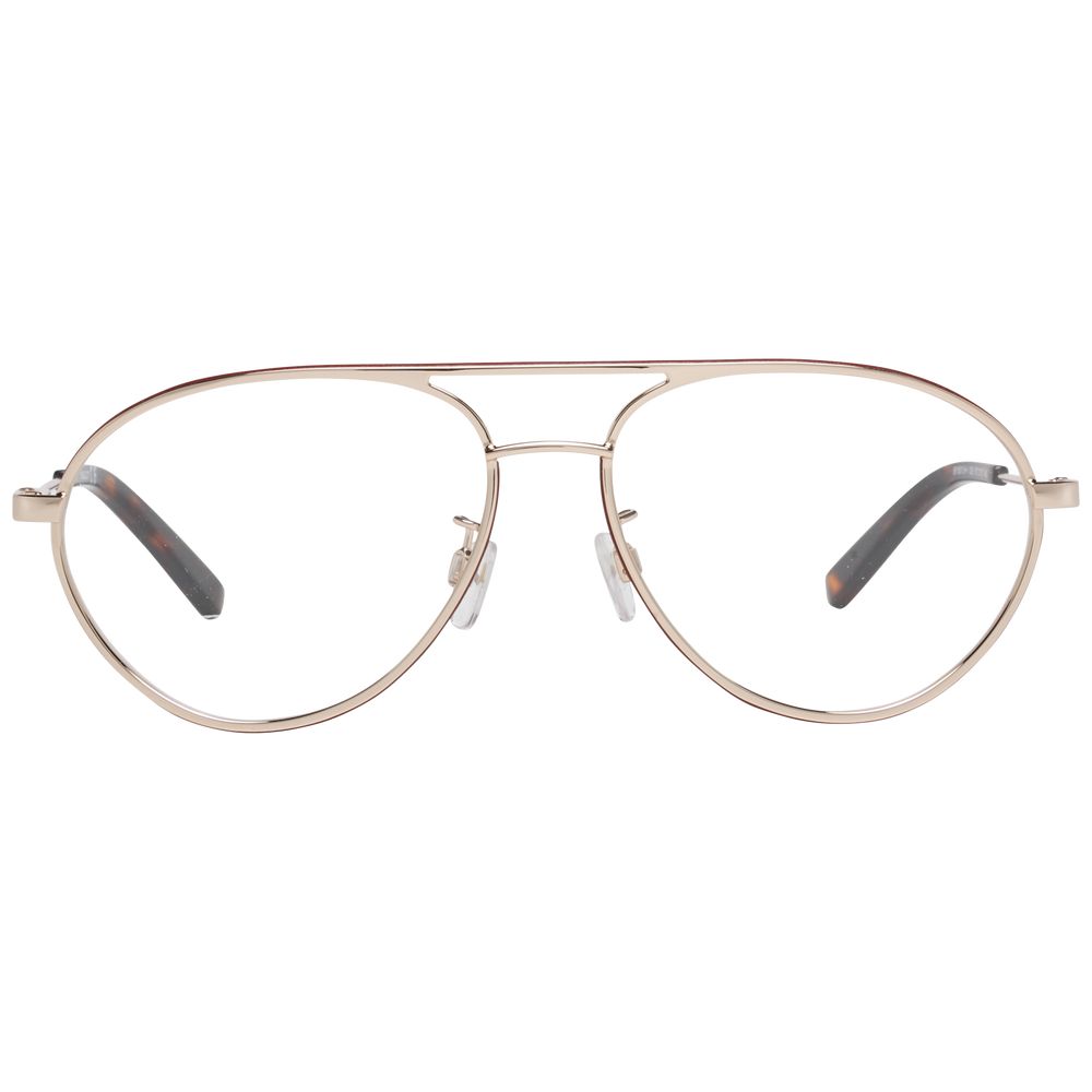Bally Rose Gold Men's Optical Frames – Aviator Style, 57mm