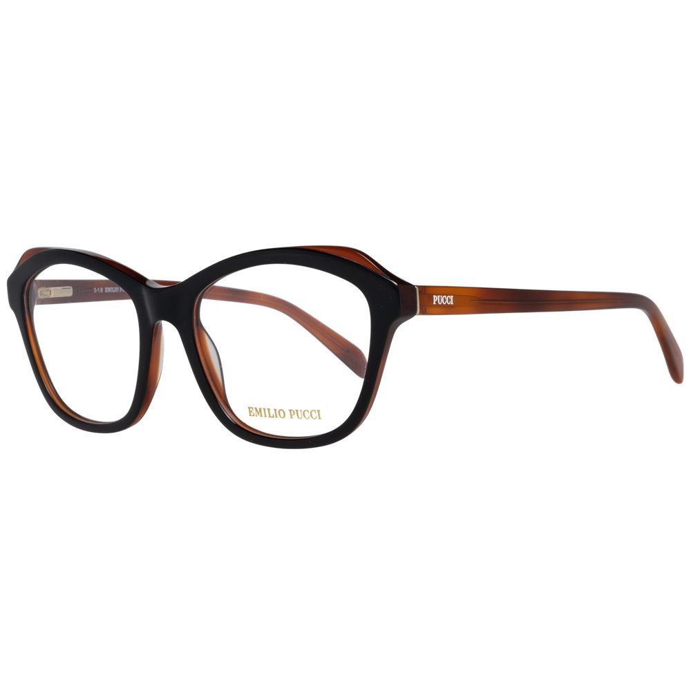 Emilio Pucci Black Women’s Optical Glasses – Cat-Eye Frame, 53mm