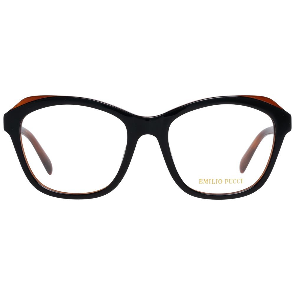 Emilio Pucci Black Women’s Optical Glasses – Cat-Eye Frame, 53mm