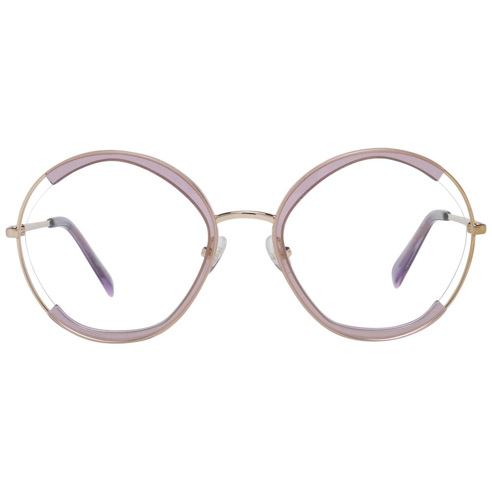 Emilio Pucci Women’s Optical Frames – Purple Round Design, 54mm